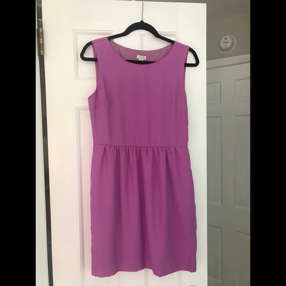 ⭐️3/$25 J. Crew Spring Lavender Sleeveless Dress